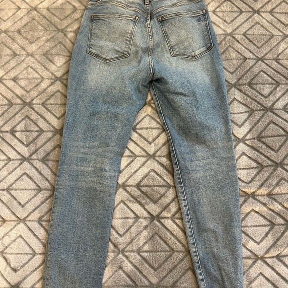 DL 1961 Distressed Blue Jeans - Picture 3 of 3